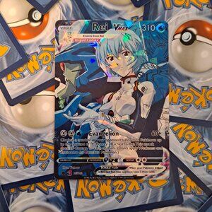 Rei Ayanami pokemon card  Neon Genesis Evangelion - anime